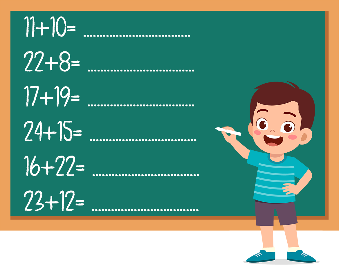 Petite activité números del 21 al 40 de Peques Français