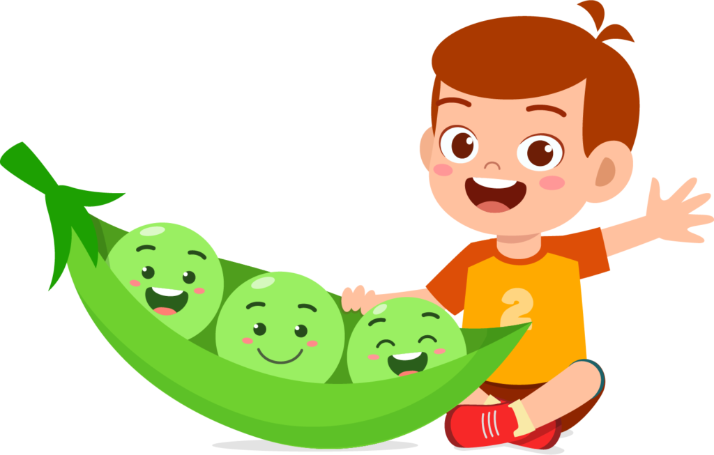 Petite activité petit pois de Peques Français
