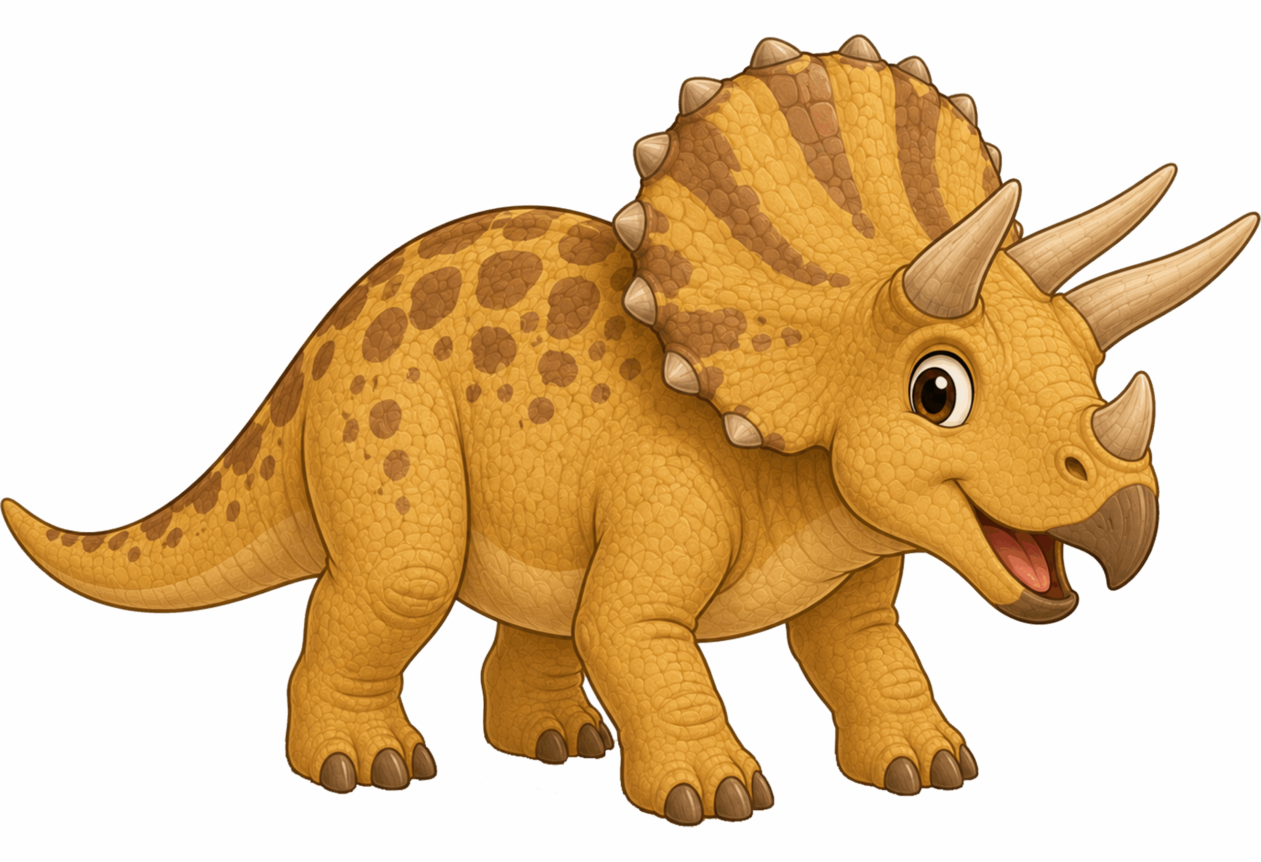 Los dinosaurios en francés Petit Monde Français - Tricératops