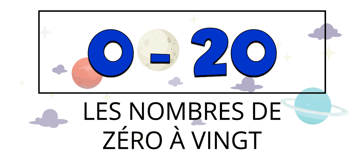 Los números hasta 20 en francés