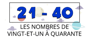 Los números del 21 al 40 en francés