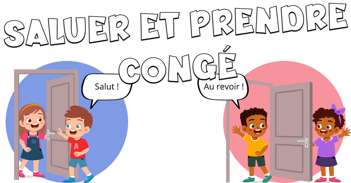 Saludar y despedirse en francés