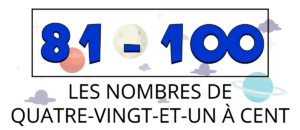 Los números del 81 al 100 en francés