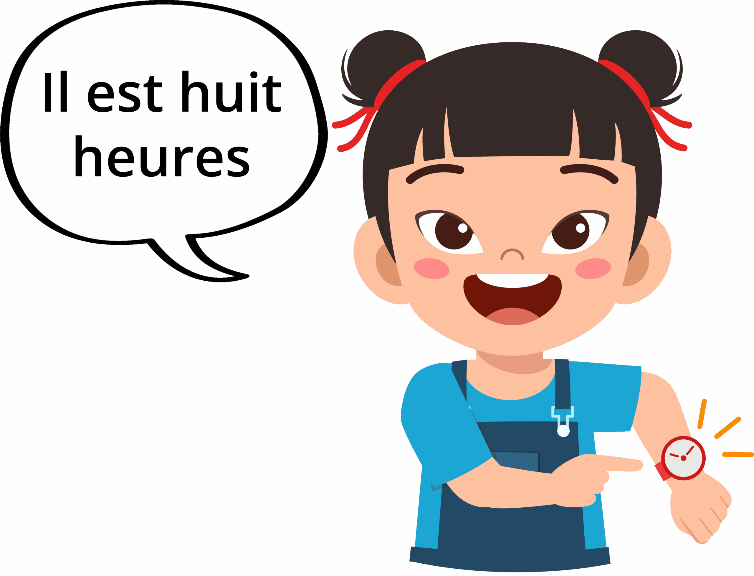 La hora en francés con Petit Monde Français