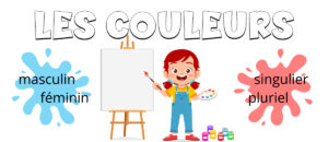 Los colores, género y número