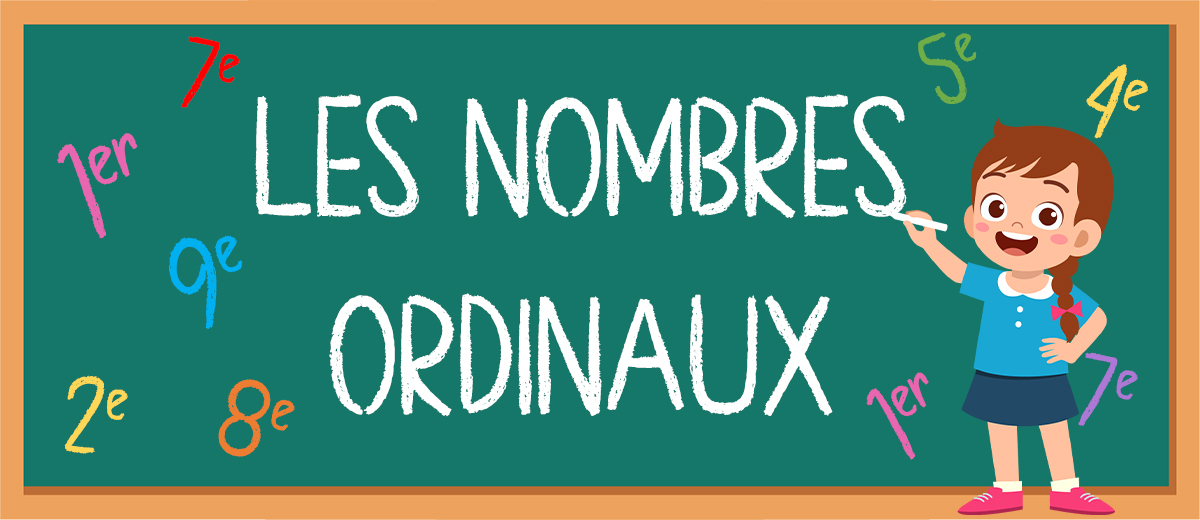 Los números ordinales en francés
