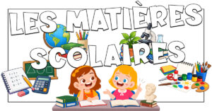 Vocabulario de asignaturas escolares en francés con Petit Monde Français