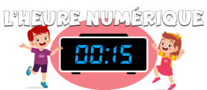 La hora digital en francés