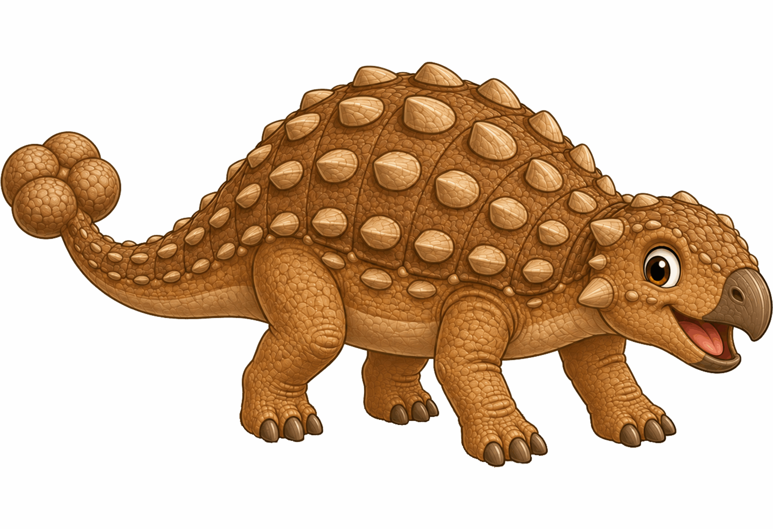 Los dinosaurios en francés Petit Monde Français - Ankylosaure