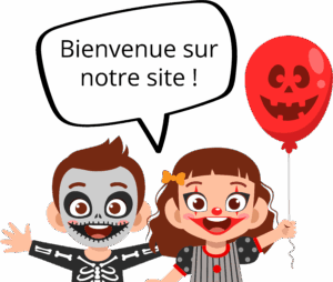 Bienvenida de halloween al sitio web de Petit Monde Français